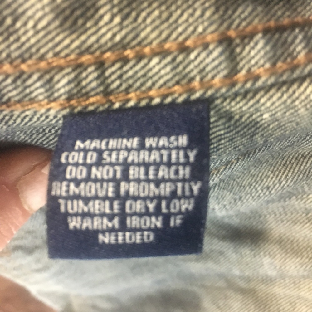 Chaps Blue Jean Jacket - Picture 3 of 4